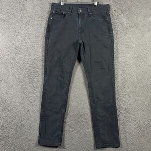 Levis Jeans Mens 32x34 Black 541 Athletic Tapered Fit Stretch Denim Pants